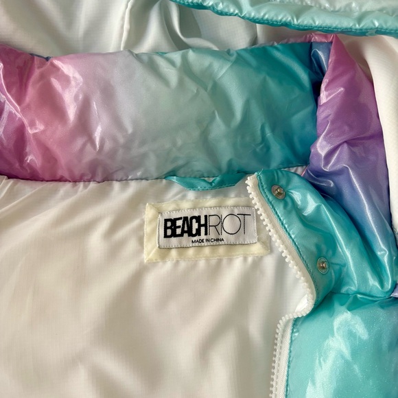 Beach Riot Multicolor Puffer Jacket - Picture 5 of 9